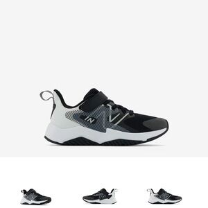 New Balance Kids Black and White Sneakers